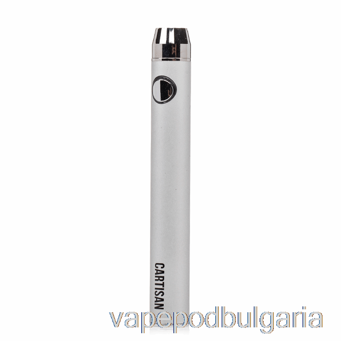 Vape Течности Cartisan бутон Vv 900 двойно зареждане 510 батерия [микро] сребро